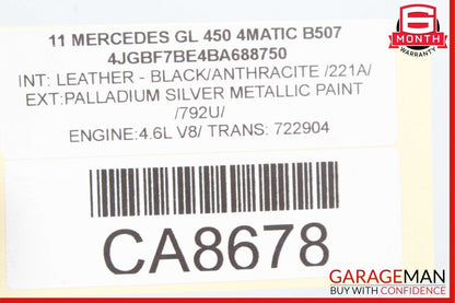 06-13 Mercedes X164 GL450 ML450 Rear Left Driver Side Exterior Door Handle OEM