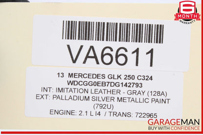08-16 Mercedes X204 GLK250 GLK350 Rear Right Door Window Regulator Motor OEM