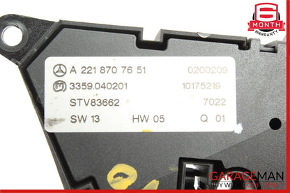 07-14 Mercedes W221 S550 Front Left Driver Seat Control Memory Switch OEM
