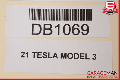 17-22 Tesla Model 3 Front Right Passenger Side Bottom Lower Seat Cushion White