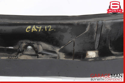 12-14 Porsche Cayenne 958 Trunk Lid Molding Trim Spoiler Wing OEM