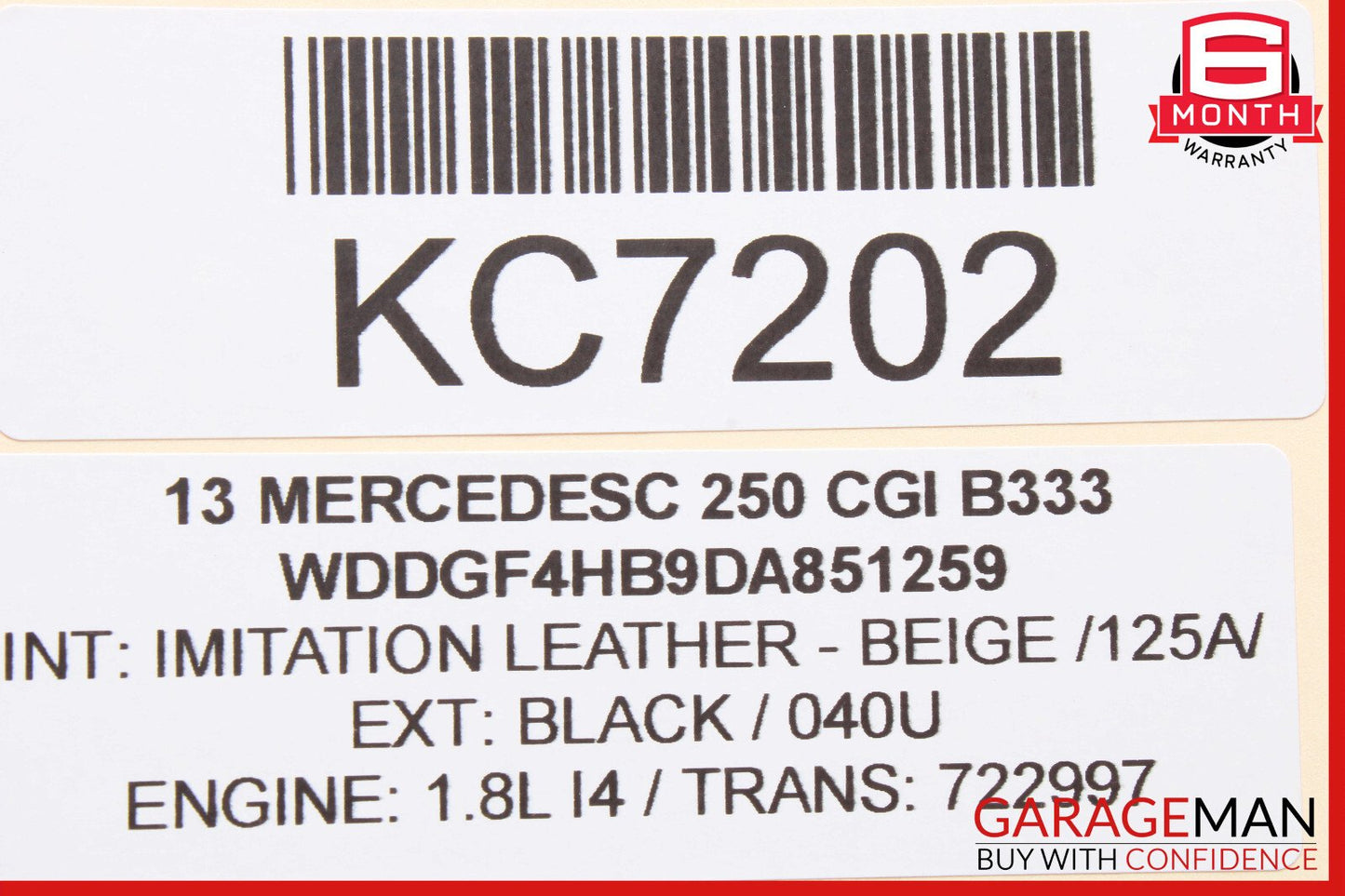 08-18 Mercedes W204 C250 CLS550 Rear Right Side Door Control Module OEM