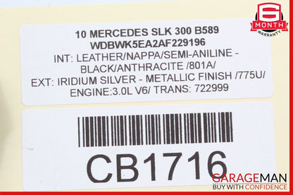 05-11 Mercedes R171 SLK300 SLK350 Front Right Side Lower Control Arm OEM