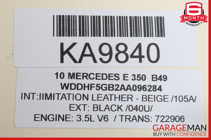 08-18 Mercedes W212 E350 C350 C300 Rear Right Side Door Control Module Unit OEM