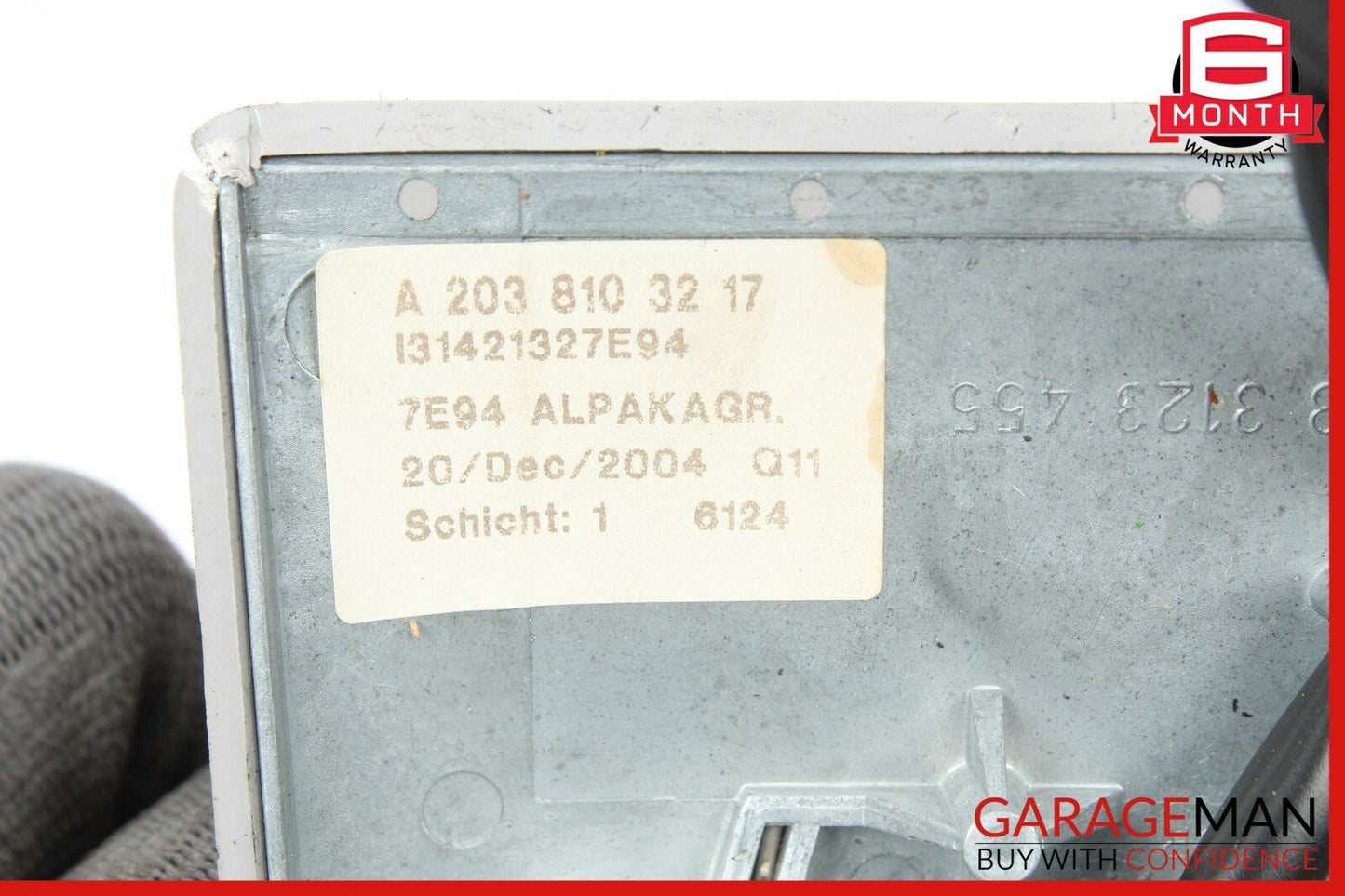 01-09 Mercedes W203 C230 C320 CLK320 Interior Rear View Mirror Gray OEM