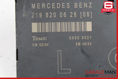 06-11 Mercedes W219 CLS500 CLS55 AMG Front Left Driver Door Control Module Unit