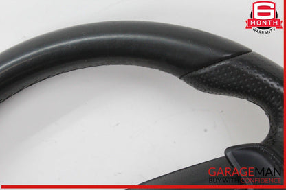 15-18 Mercedes W205 C300 GLC300 Steering Wheel Black w/ Paddle Shifters OEM