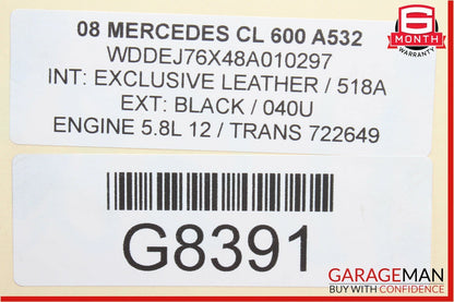 07-13 Mercedes CL600 CL550 S550 Front Left Driver Side Lower Control Arm