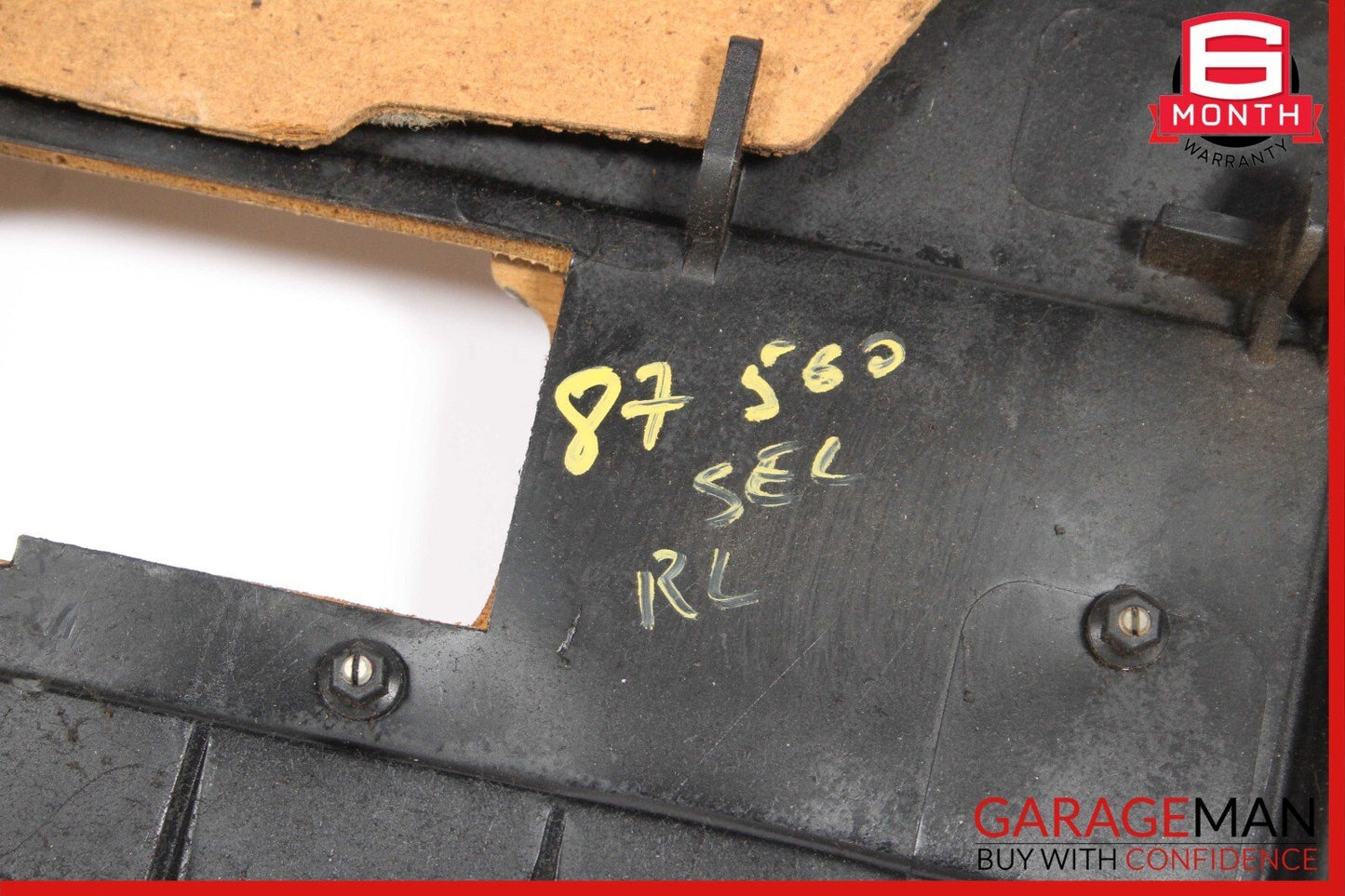 86-91 Mercedes W126 560SEL Rear Left Side Interior Door Trim Panel Cover OEM