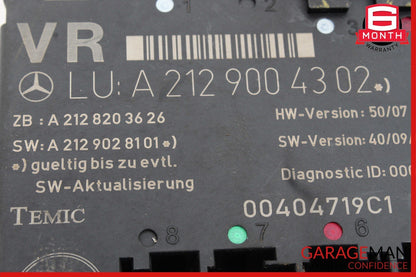 08-18 Mercedes CLS550 C250 C300 E350 Front Right Side Door Control Module Unit