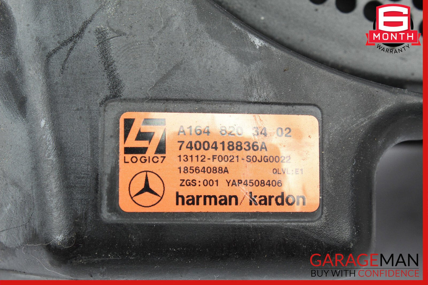 07-12 Mercedes X164 GL450 GL550 GL350 Rear Subwoofer Speaker Harman Kardon OEM