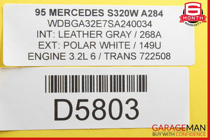 94-95 Mercedes W140 S320 ABS Computer Control Module Unit 0155458232 OEM