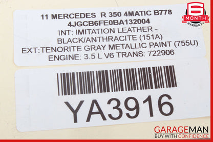 06-13 Mercedes W251 R350 ML550 Panoramic Pano Sunroof Sun Roof Motor Unit