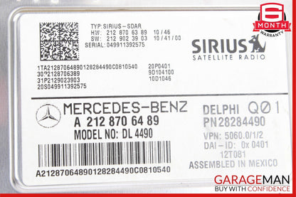 10-17 Mercedes X204 GLK350 CLS550 Sirius Satellite Radio Receiver 2128705689 OEM
