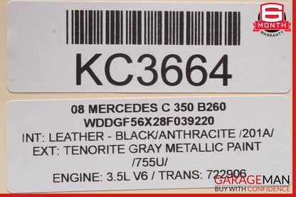 08-18 Mercedes W204 C350 GLK350 C250 Rear Right Side Door Control Module OEM