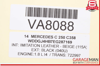 08-18 Mercedes W204 C250 Front Right Passenger Side Door Control Module OEM
