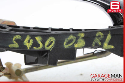 00-06 Mercedes W220 S430 S500 S55 AMG Rear Left Side Exterior Door Handle Black