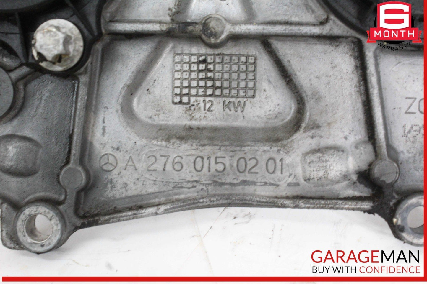 12-18 Mercedes W221 S550 Front Right or Left Engine Timing Chain Cover Plate OEM