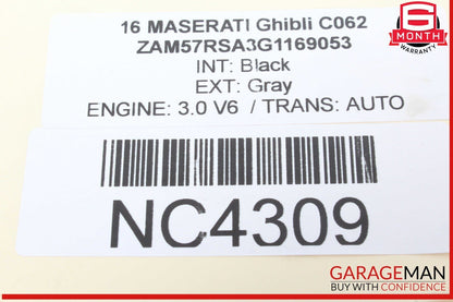 14-24 Maserati Ghibli Shock Strut Absorber Rear Left or Right Side OEM