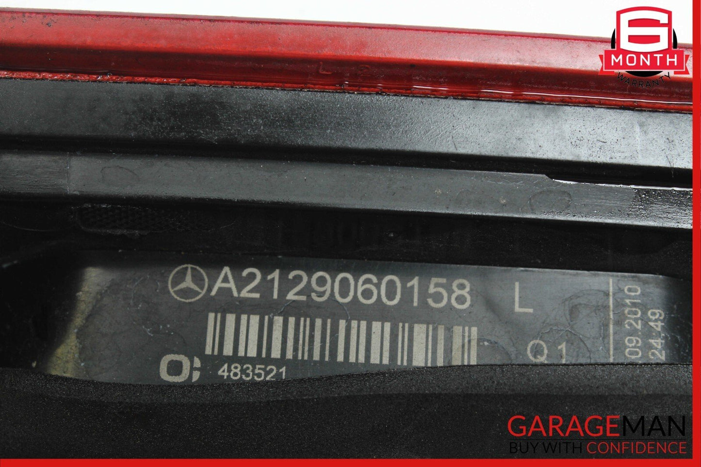 10-13 Mercedes W212 E350 E400 Inner Tail Light Lamp Rear Left Side OEM