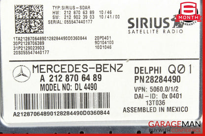 12-14 Mercedes W204 C250 CLS500 Sirius Satellite Radio Receiver Control Module