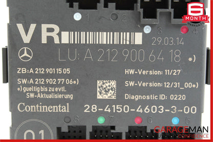 08-14 Mercedes W204 C250 C350 Front Right Door Control Module 2129006418 OEM