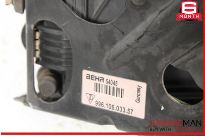 97-05 Porsche Boxster 986 Left Engine Cooling Radiator AC Air Condenser Assy OEM