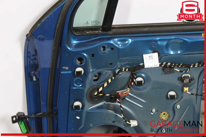 15-24 Porsche Macan 95B Front Right Passenger Side Door Shell Blue OEM