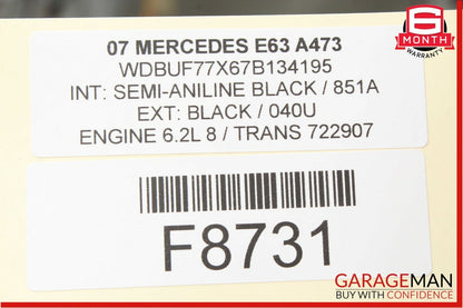 03-09 Mercedes W211 E350 E63 AMG Rear Left Driver Side Door Control Module