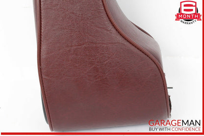 84-93 Mercedes W201 190E 190D Front Center Console Arm Rest Armrest Red OEM