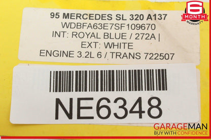 90-02 Mercedes R129 SL320 Rear Left / Right Convertible Roof Cover Lift Cylinder