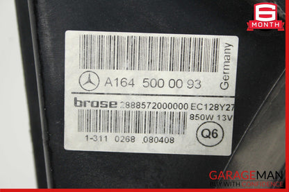 06-12 Mercedes R320 ML350 GL450 Engine Radiator Cooling Fan Motor Shroud Assy