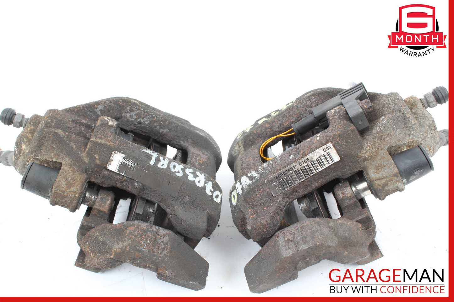 06-09 Mercedes W251 R350 R500 Rear Left & Right Brake Caliper Calipers Set OEM