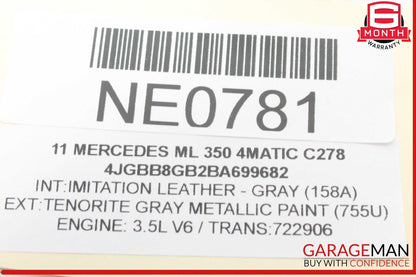 06-12 Mercedes W164 ML350 4MATIC Front Left Side CV Axle Shaft Driveshaft OEM