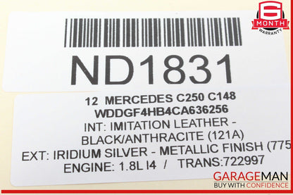 08-14 Mercedes W204 C250 C350 C63 Rear Right Side Door Lock Latch Actuator OEM