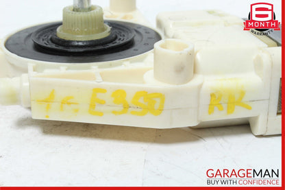 10-14 Mercedes W212 E350 Rear Right Passenger Side Door Window Regulator Motor