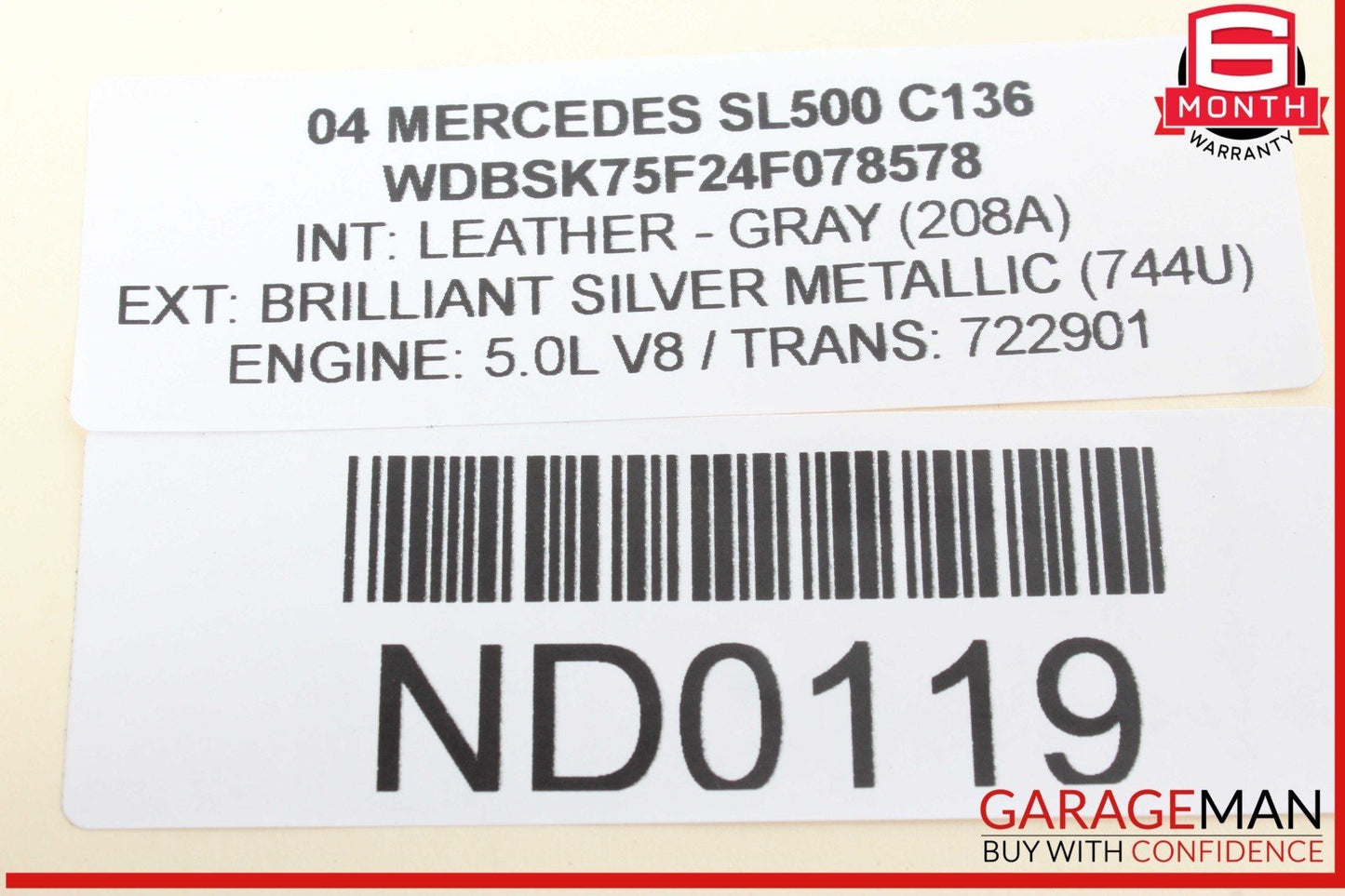00-06 Mercedes R230 SL500 ML500 E55 AMG Voice Command Control Module Unit