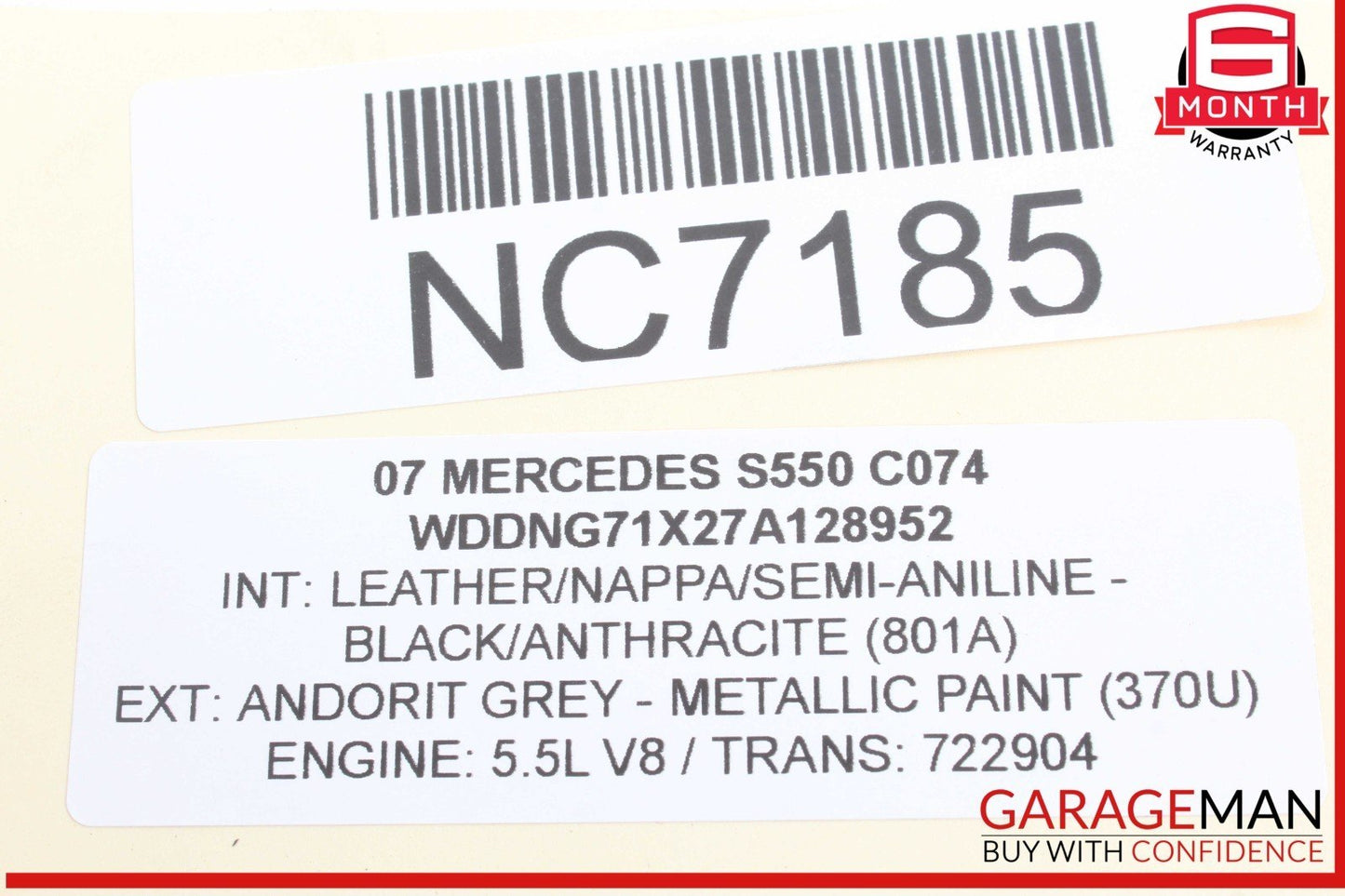 07-15 Mercedes W221 S550 CL550 CLK550 Engine Coolant Motor Water Pump OEM