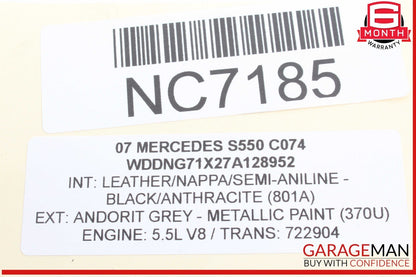 07-15 Mercedes W221 S550 CL550 CLK550 Engine Coolant Motor Water Pump OEM