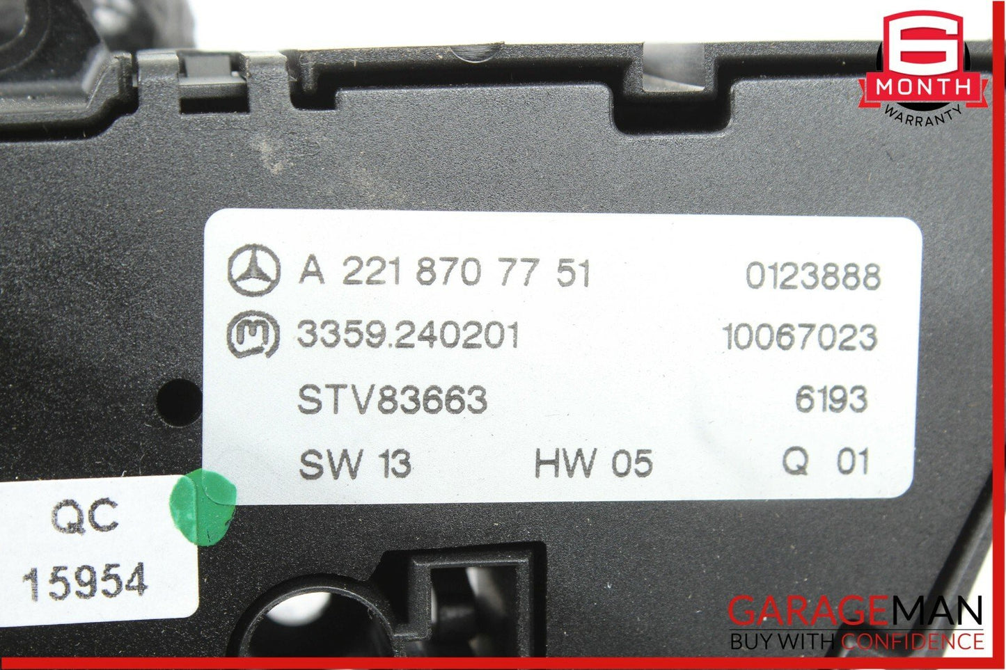 07-14 Mercedes CL550 S550 Front Right Side Seat Adjust Control Memory Switch Set