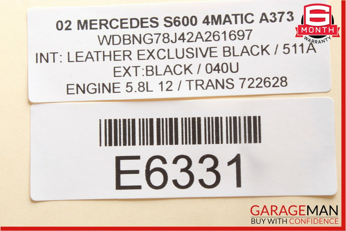 00-06 Mercedes W220 S600 CL500 Voice Command Control Module OEM