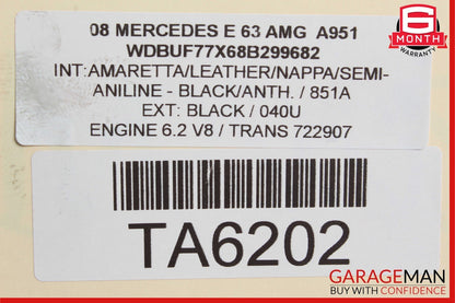 03-11 Mercedes W211 E63 AMG E320 CLS55 Steering Gear Coupling 2034620478 OEM