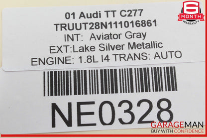00-04 Audi TT Front Right Passenger Side Door Rear View Mirror Silver OEM