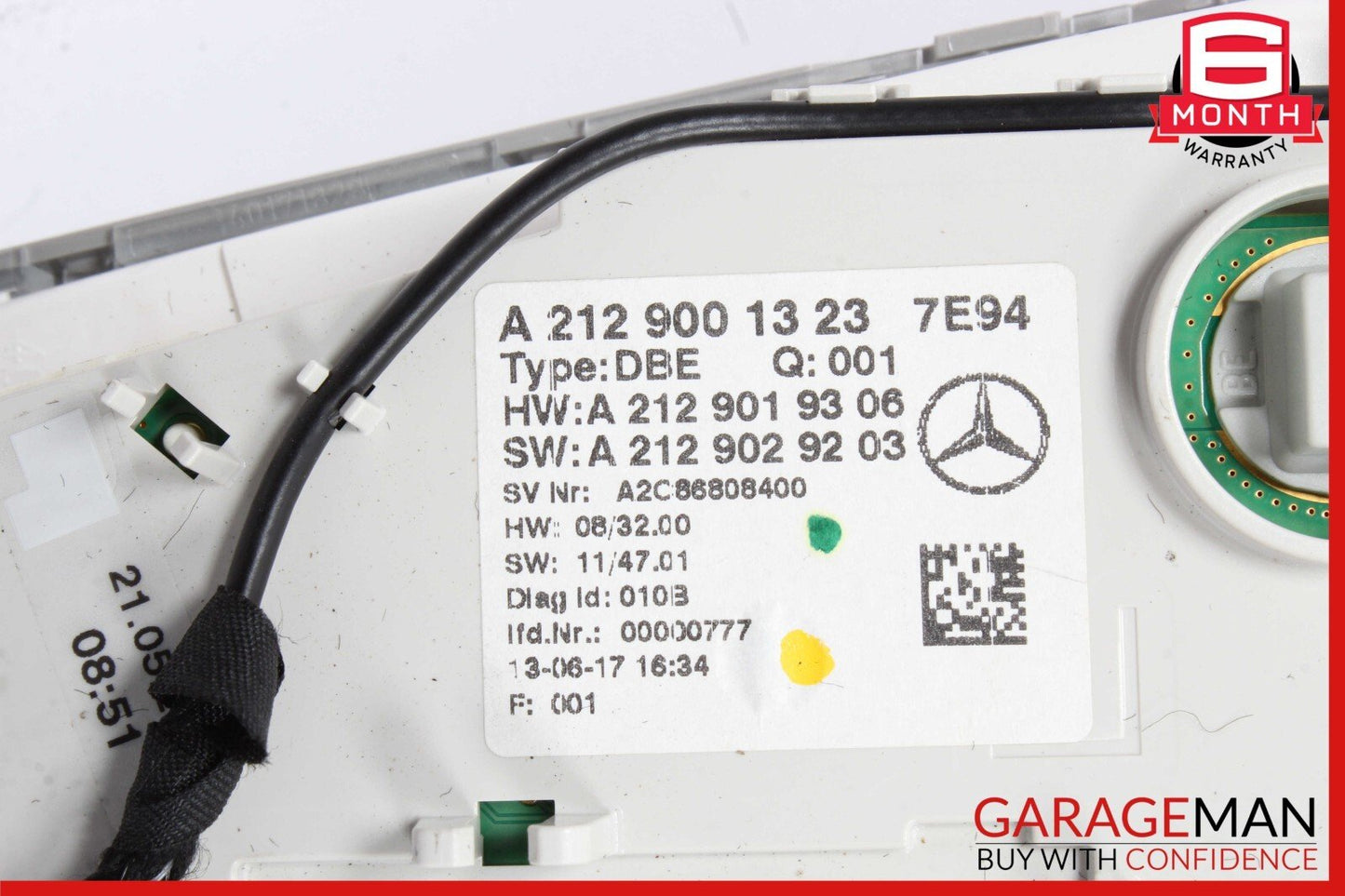 12-18 Mercedes W218 CLS500 CLS400 E350 E400 Front Overhead Dome Light Lamp OEM