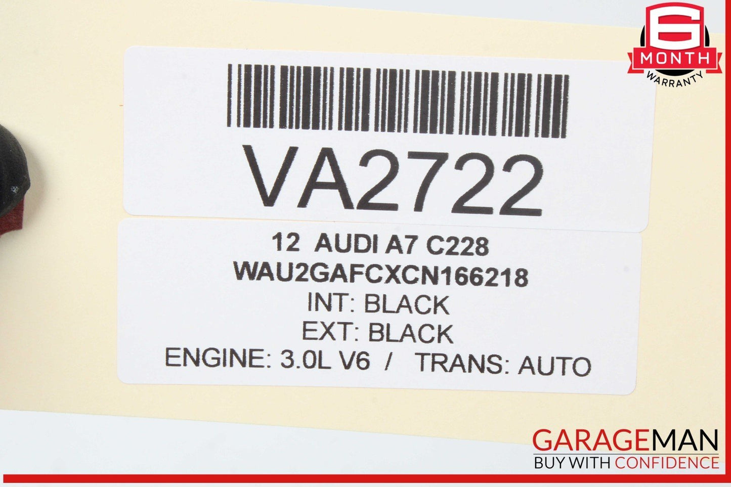 12-18 Audi A7 A6 S6 Front Left Driver Side Dash Knee Airbag 4G8880841A OEM