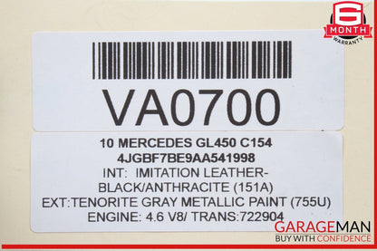 06-13 Mercedes X164 GL450 ML350 Rear Left or Right Upper Control Arm OEM