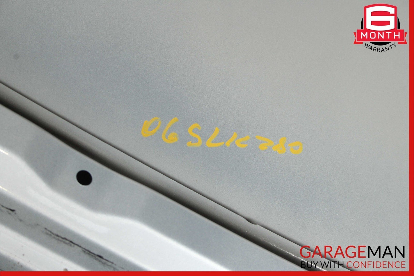 05-11 Mercedes R171 SLK280 Convertible Hard Top Roof Folding Panel Silver
