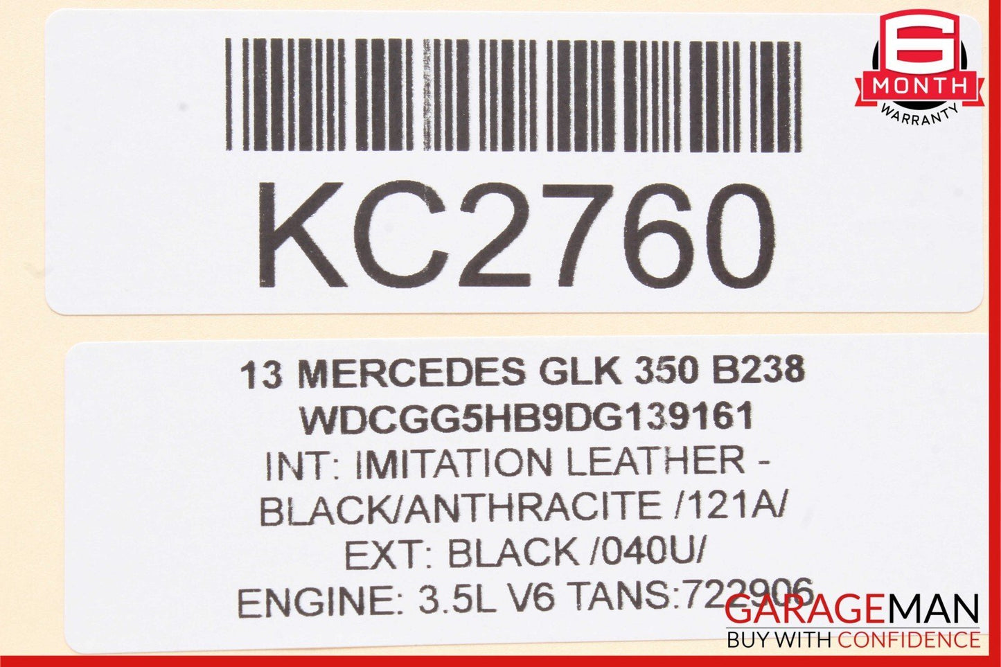 08-18 Mercedes GLK350 E550 CLS550 C300 Rear Right Side Door Control Module OEM