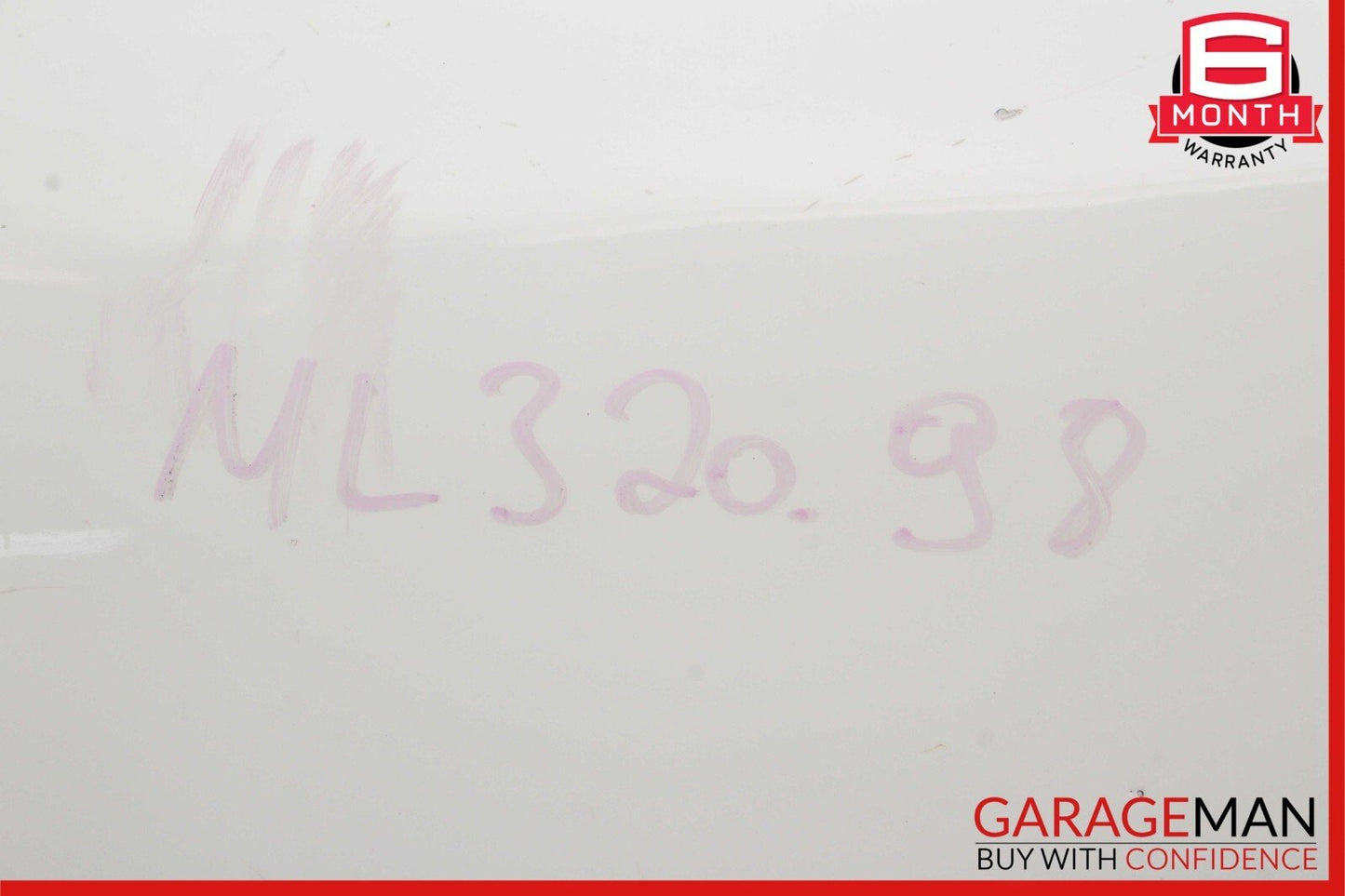 98-05 Mercedes W163 ML320 Right Rocker Skirt Molding Panel Aftermarket White