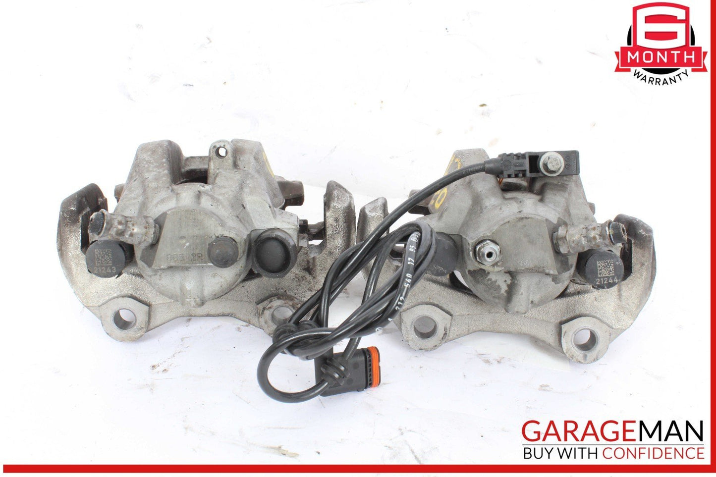 05-07 Mercedes W203 C230 Front & Rear Side Brake Caliper Calipers Set of 4 OEM